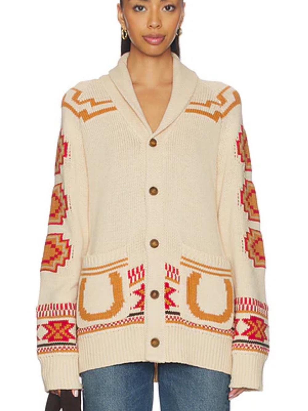 Sendero Provisions Co. Nuevo Laredo Cardigan in Ivory